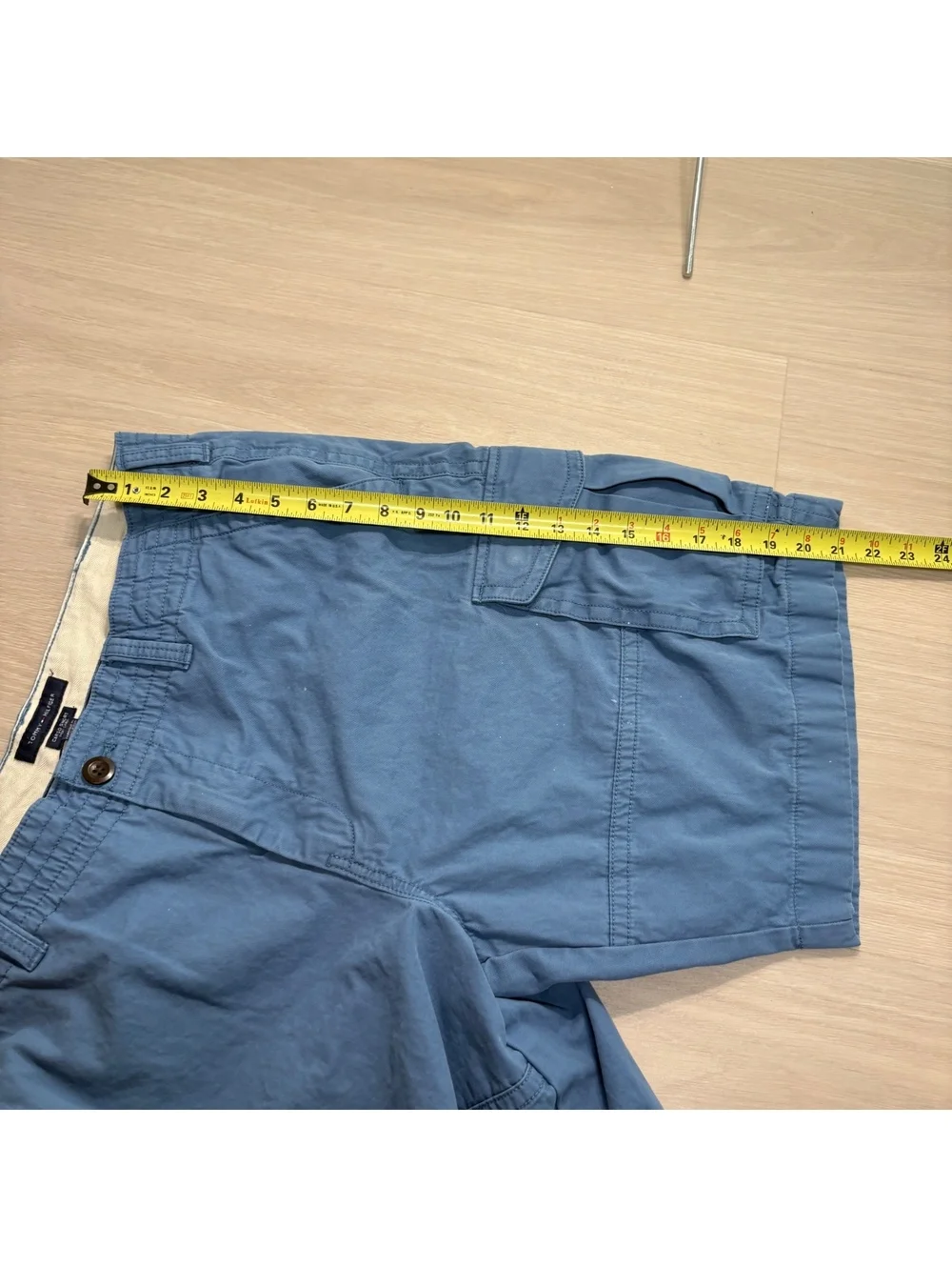 Vintage Y2K preppy Tommy Hilfiger blue cargo shorts